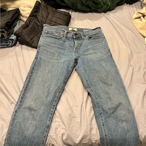 Madewell Women's Straight Leg Blue Jeans